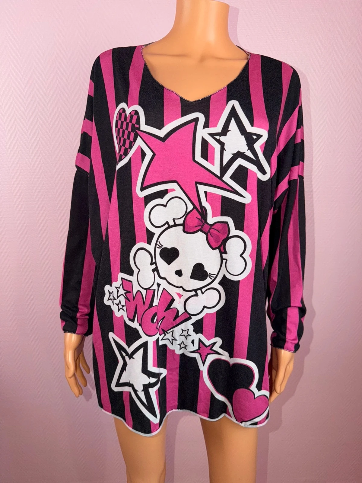 Top feminino tamanho grande manga longa – photo 2